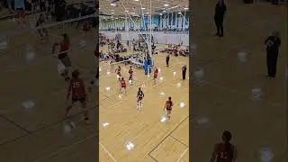 🔥 Brianaliz Sets the Right, Rafaella Attacks Deep! #Volley #Spike #Tournament #Game #ForYou #Like