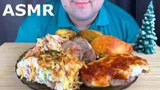ASMR HOMEMADE CHRISTMAS DINNER MUKBANG 먹방 (EATING SOUNDS)