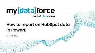 How to report on HubSpot data in PowerBI in 20 minutes with Matillion