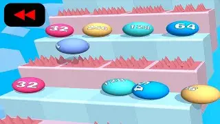 Reverse Video Game in Ball Ladder 2048