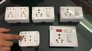 6 Amp to 16 Amp Combined Switches and Sockets