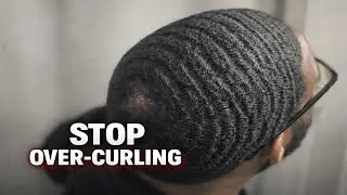 HOW TO FIX OVER CURLING WAVES FOR COARSE HAIR WAVERS