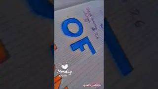 Attendance Register #creativity #blockletters