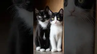 White & Black Cat &ndash; Relaxing Short Ver 🐱🔔❤️🎵 | Lo-fi Bossa & Chill Pop