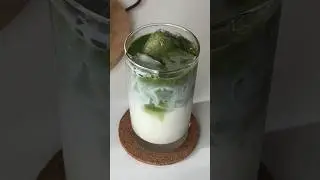 抹茶ラテの作り方#抹茶ラテ#抹茶#抹茶スイーツ#お菓子作り動画 #おうちカフェ#カフェ巡り #matcha #말차