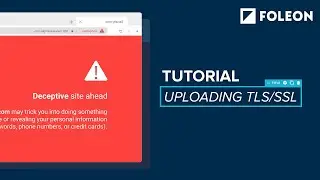 Foleon Tutorial | Uploading TLS/SSL Certificate