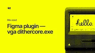 Figma plugin — Create retro-looking lo-fi images with vga dithercore.exe