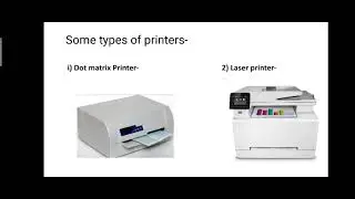 Output devices with examples