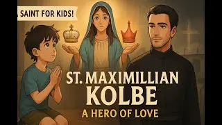St. Maximilian Kolbe: The Hero of Auschwitz | Two Crowns & Martyrdom of Love | Catholic Kids Story