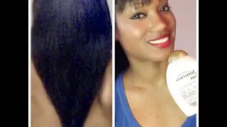 Ogx Coconut Milk Shampoo and Conditioner Product Review