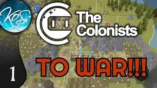 The Colonists Ep 1: TO WAR! - Scenario 4: War! - Let's Play, Gameplay