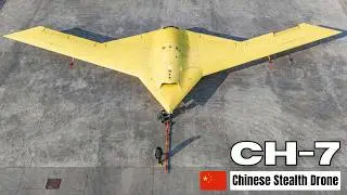Беспилотник-невидимка CH-7: тихие шаги Китая к господству в небе будущего.