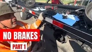 My trailer is down, No brakes. I have a backup plan.. EZ4 Kaufman 