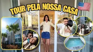 TOUR PELA NOSSA CASA NOVA NOS ESTADOS UNIDOS!!! 🇺🇸😭✨*MOSTREI TUDO* 