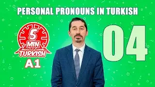 A1 - Personal Pronouns in Turkish - Learn Turkish with Iskender - 5 Minute Turkish