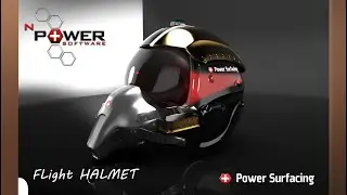 Flight Halmet Surfacing | SOLIDWORKS Tutorial
