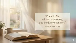 Morning Prayer Before You Start Your Day| &ldquo;Come to Me,