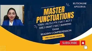 Punctuation in English | Reading Comprehension |  IELTS | CBSE English Exam | PTE | Essay writing
