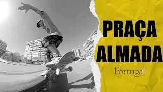 Sess&atilde;o de skate na PRA&Ccedil;A ALMADA, PORTUGAL