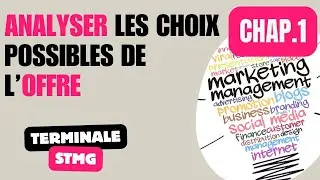 Terminale STMG - MERCATIQUE - Chapitre 1 - Analyser les choix possibles de l&rsquo;offre