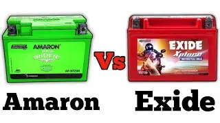 Amaron Vs Exide Battery | Which is Best Battery For  Bike-Scooter