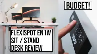 BUDGET PRODUCTIVITY SIT STAND DESK - FLEXISPOT EN1W REVIEW