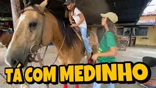 PRIMEIRA VEZ QUE ANINHA MONTA NA ÉGUA POPERATA