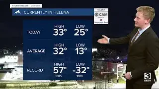 Chilly temperatures today, light snow showers possible tonight- Thursday, January 8