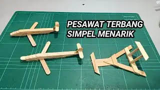 DIY ice cream stick airplane 🍦 