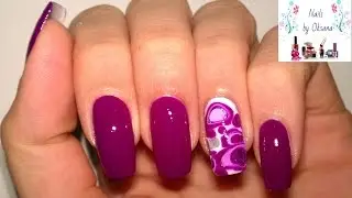 Дизайн по мокрому лаку | Dry Water Marble Nails