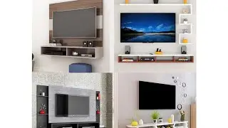 Latest trending TV unit design ideas wall mounted tv unit design 2023