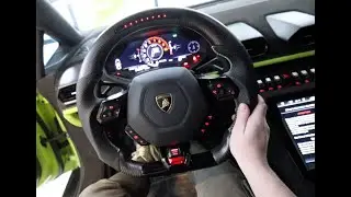 CARBON FIBER STEERING WHEEL FOR LAMBORGHINI HURACAN STERRATO