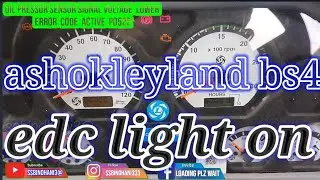 # ASHOKLEYLAND BS4 2518UTT  ERROR CODE P0522 OIL PRESOR SENSOR WARING PROBLEM