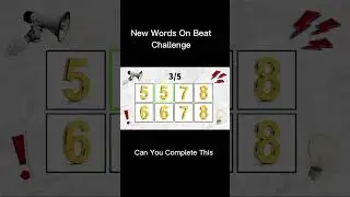 New! Say Words On Beat Challenge 💪