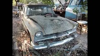 The 56 Plymouth Savoy Fires Up a Bit With Starting Fluid.