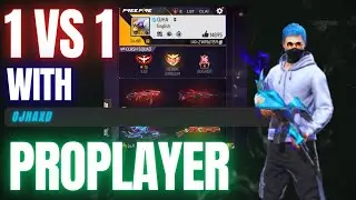 OjhaXD vs Pro player | Pro player killed me😥 | Ojha got defeated | Free Fire custom 1 vs 1 | 