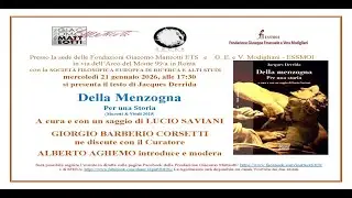 Della Menzogna per Una Storia - Lucio Saviani e Giorgio Barberio Corsetti