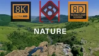 NATURE from Drone in 8K 60fps Video Ultra HD with 8D Relaxing Music | 8K Visual 8D Audio