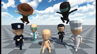 Character Bundle &mdash; Fully Rigged 3D  Characters (Link in bio)