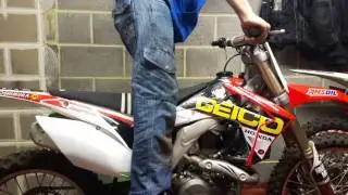 CRF450R bottom end rebuild (1st start) 18/04/2017