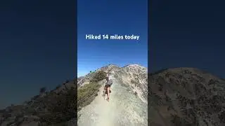 Hiked mount baldy today!