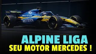 MOTOR MERCEDES LIGADO! ALPINE LIGA SEU NOVO MOTOR | FORMULA 1 2026
