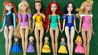Mattel Disney Princesses Dress up Ariel, Rapunzel, Belle, Tiana, Sindirella, Mulan DIY