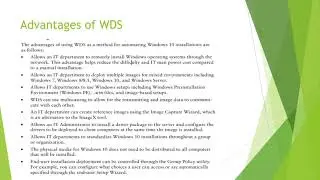 Microsoft MD 100 - Overview of Windows Deployment Services