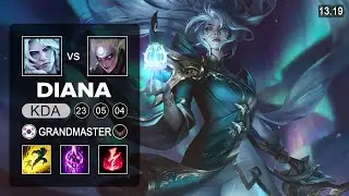 Diana vs Viego Mid - KR Grandmaster - Patch 13.19 Season 13