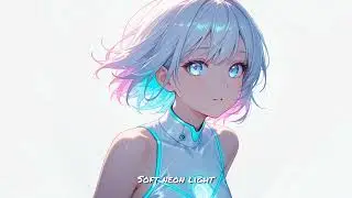 Soft neon light #lofi  #anime