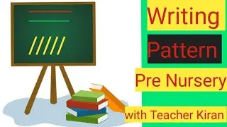 Writing Pattern Pre Nursery Montessori