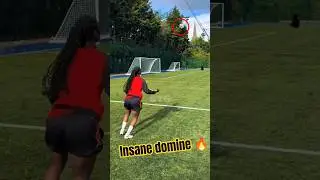 the GIRL from the INSANE domain 🔥⚽#shorts