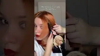 Penteado inspirado no Felix no Met gala #penteado