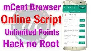 mCent Browser - Online Script Unlimited Point🌟1,000 ₹ Daily Recharge